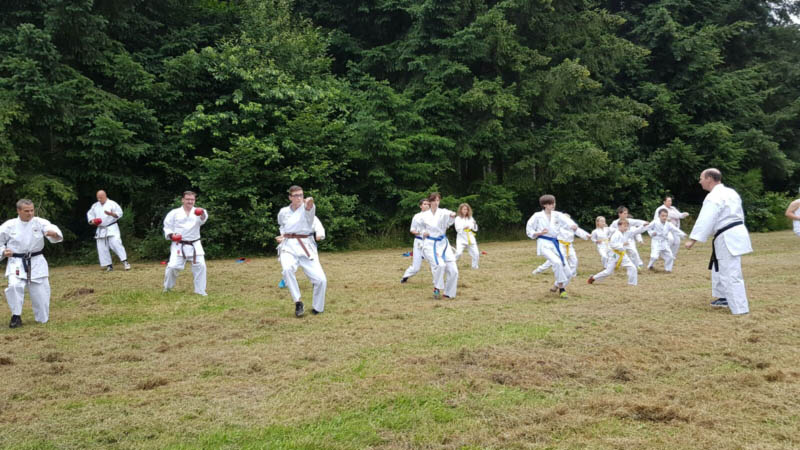 Karate Dojo Haustadt Saarland Sommercamp